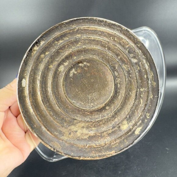 1950 VIKING Dish Pedestal EMPIRE STERLING SILVER Weighted Manganese 365nm UV - Picture 7 of 16